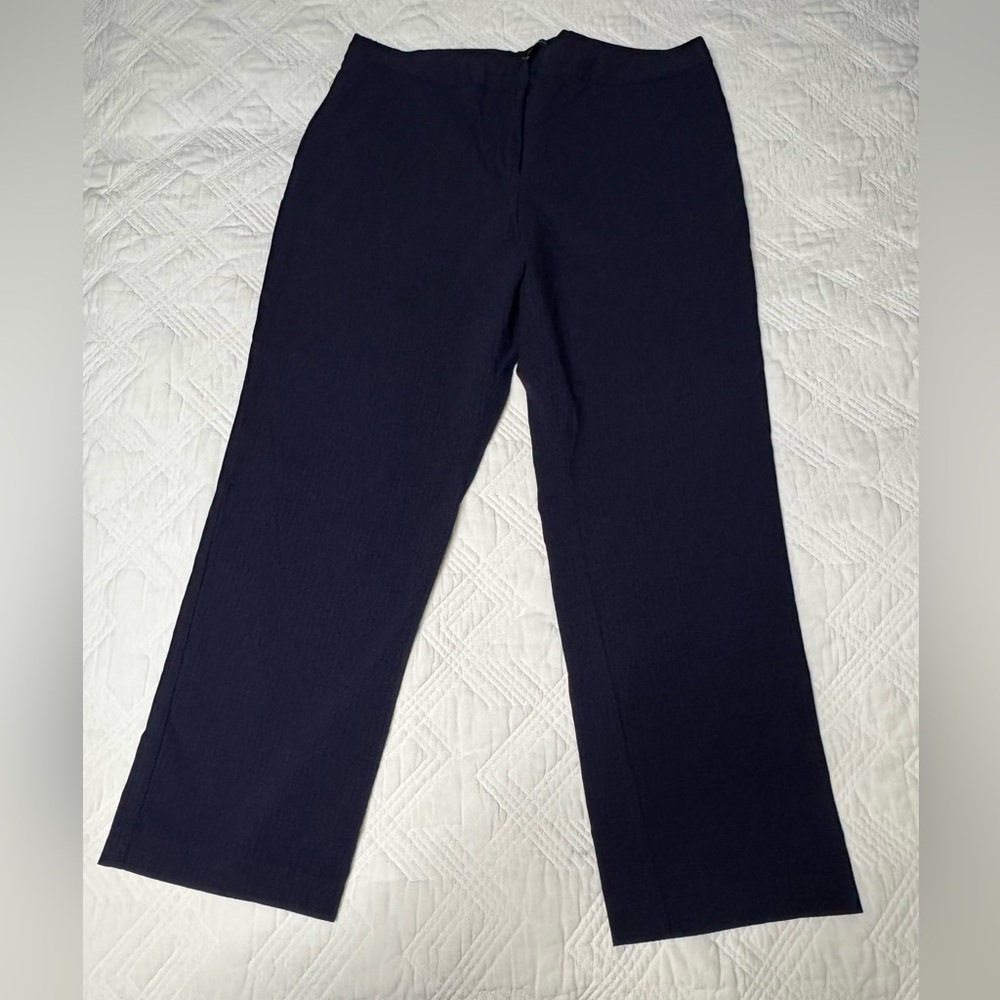 Mario Serrani Ladies Dark Blue Workwear Dress Pants Size 14